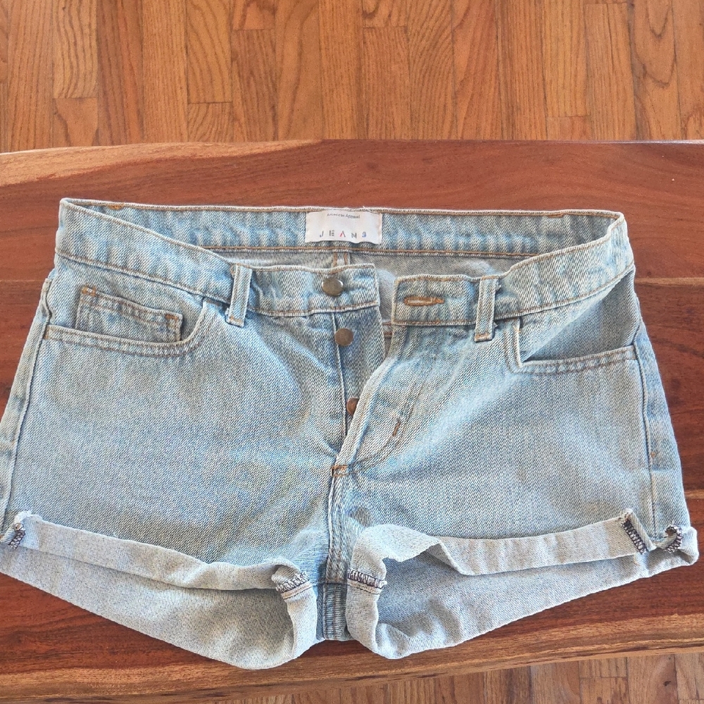 American Apparel Denim Blue Jean Shorts